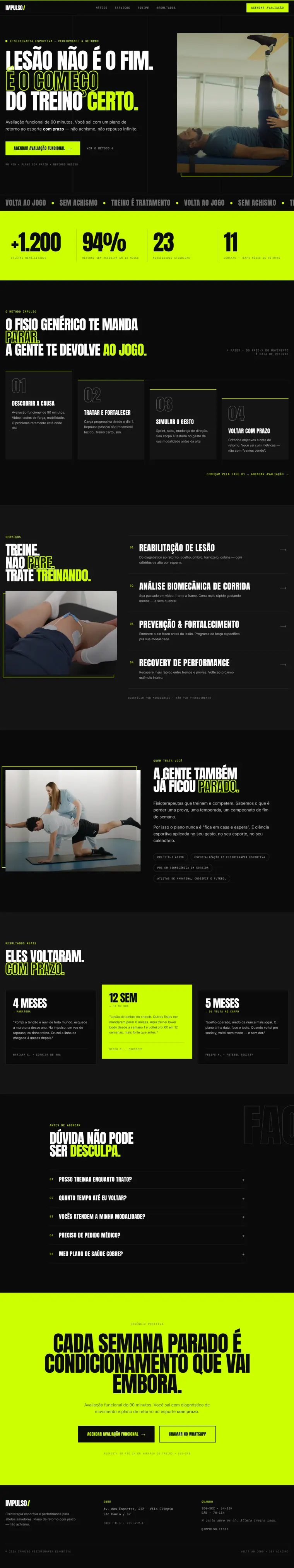 Site — Fisioterapia esportiva